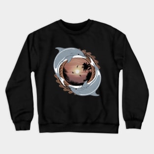 Dolphin Twins Crewneck Sweatshirt